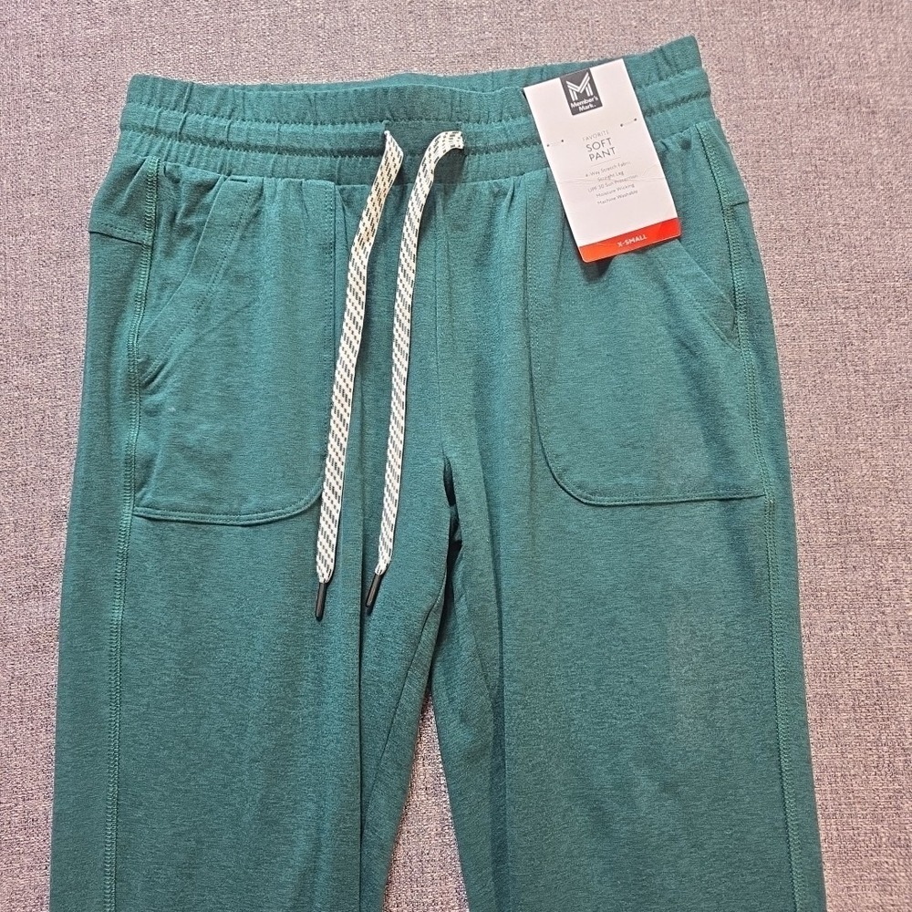 Member's Mark Mid Rise Moisture Wicking Women's Favorite Soft Pant Green XS